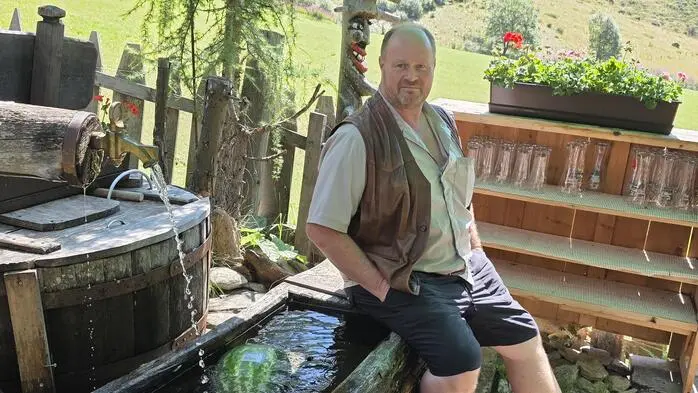 Franz Willeit erfüllt sich mit der Volkzeiner Hütte einen Sommertraum  