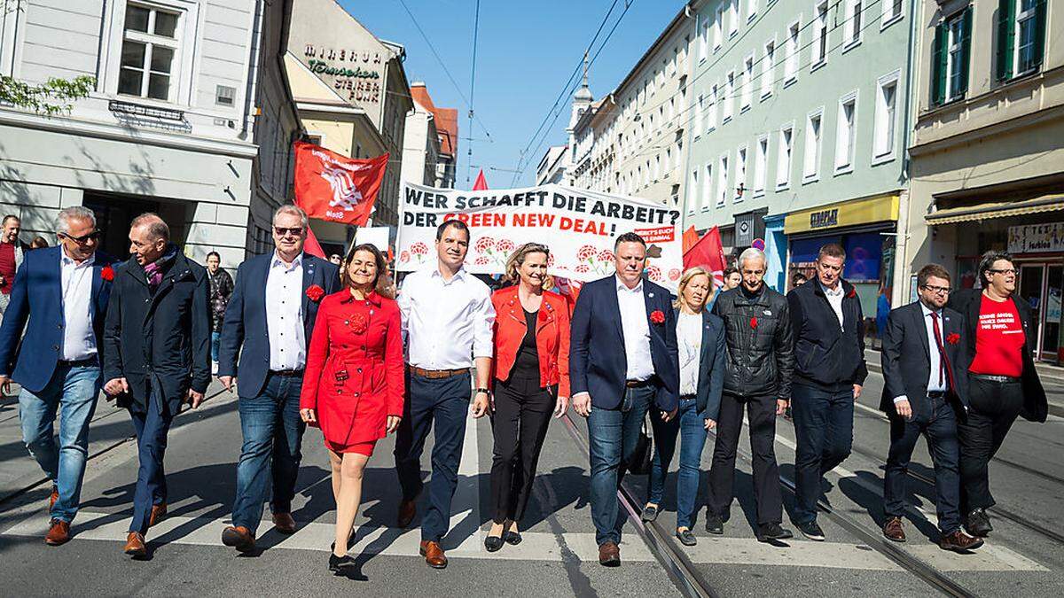 Maiufmarsch 2019 in Graz