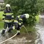 Verstopfte Kanalschächte forderten die Feuerwehr im Raum Knittelfeld