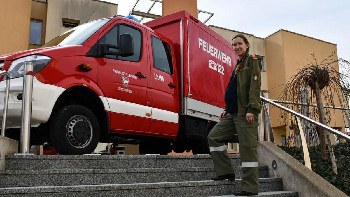 Iris Mader ist seit 20 Jahren Mitglied der FF Stadtbergen