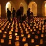 Lichtermeer im Priesterseminar in Graz zum Abschluss der Langen Nacht der Kirchen