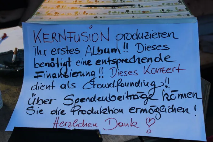Die Unterkärntner Musikformation KERNFUSION machte mit ihren Eigenkompositionen Werbung für das erste eigene Album.