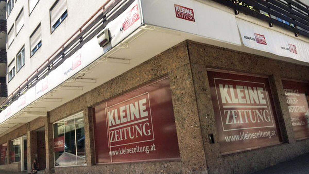 Das Büro der Kleinen Zeitung Villach in der Freihausgasse