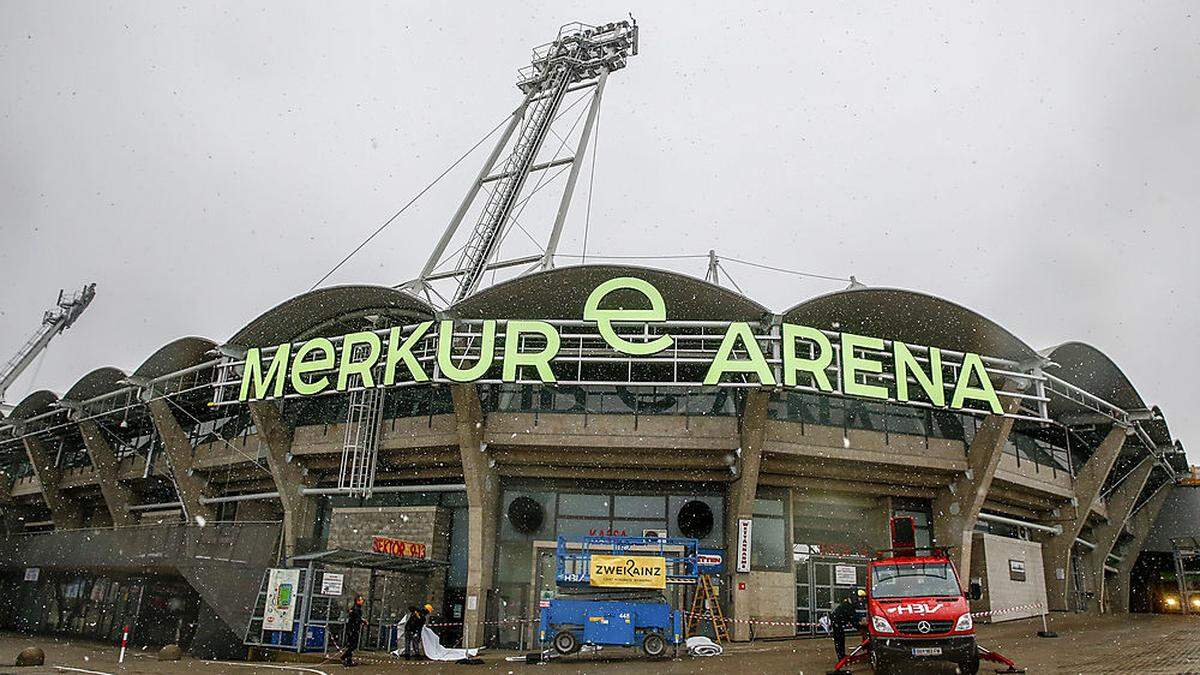 Die Merkur Arena wird auf lange Sicht weiter beide große Grazer Fußballsklubs beherbergen