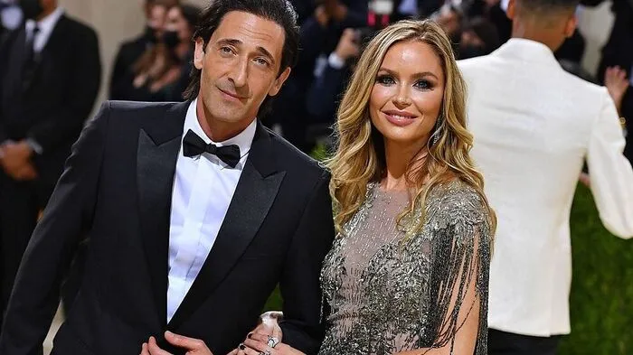 Schauspieler Adrien Brody mit der Modedesignerin Georgina Chapman