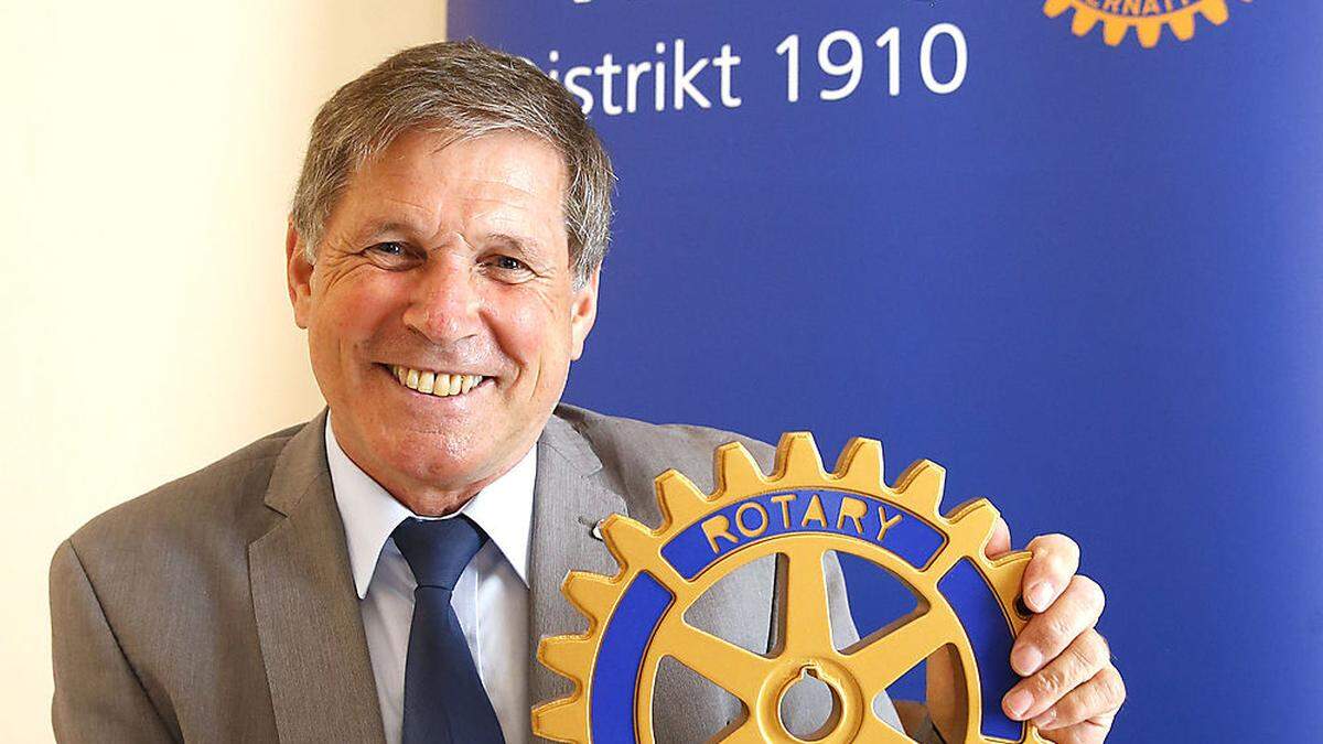 Kümmert sich ein Sabbatical-Jahr lang ehrenamtlich um humanistische Rotary-Projekte: Oberst Arno Kronhofer