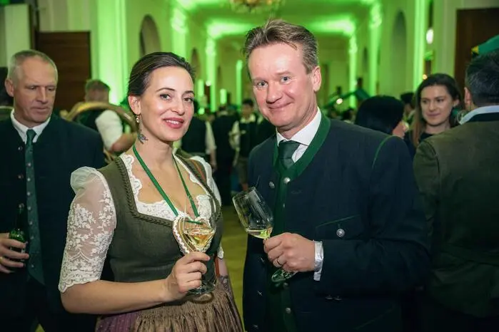 Georg Knill, Präsident der Industriellenvereinigung, miz Lena Hoschek