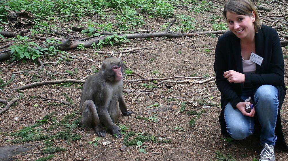 Wissenschaftlerin Lena Pflüger ist von der „Sozialkompetenz“ der Makaken beeindruckt