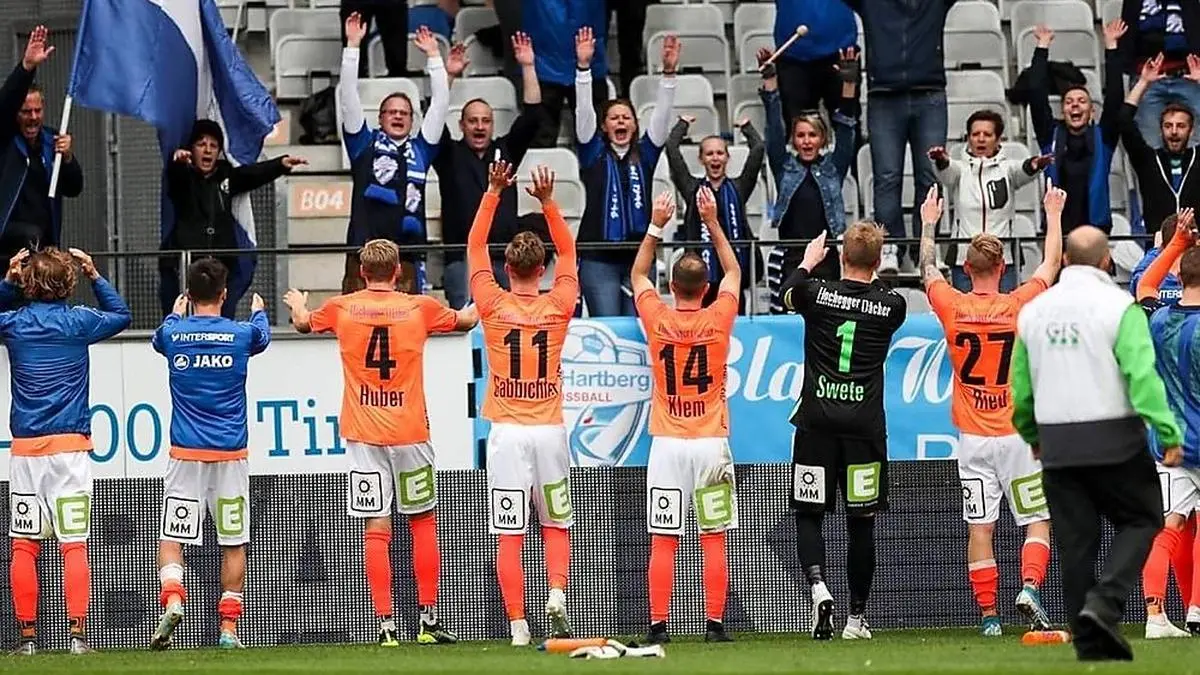 Mit der Mannschaft wird oft gefeiert