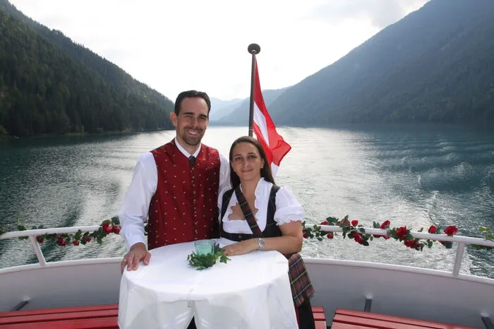 Christian Müller mit Gattin Kerstin
