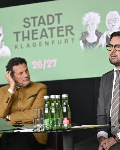 Führungsduo: Intendant Aron Stiehl (l.) und Matthias Walter, kaufmännischer Direktor