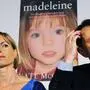 Kate und Gerald McCann mit einem Bild ihrer vermissten Tochter Madeleine „Maddie“ McCann | Kate und Gerry McCann setzten nach dem Verschwinden ihrer Tochter Madeleine alle Hebel in Bewegung, um sie zu finden – bis heute jedoch erfolglos
