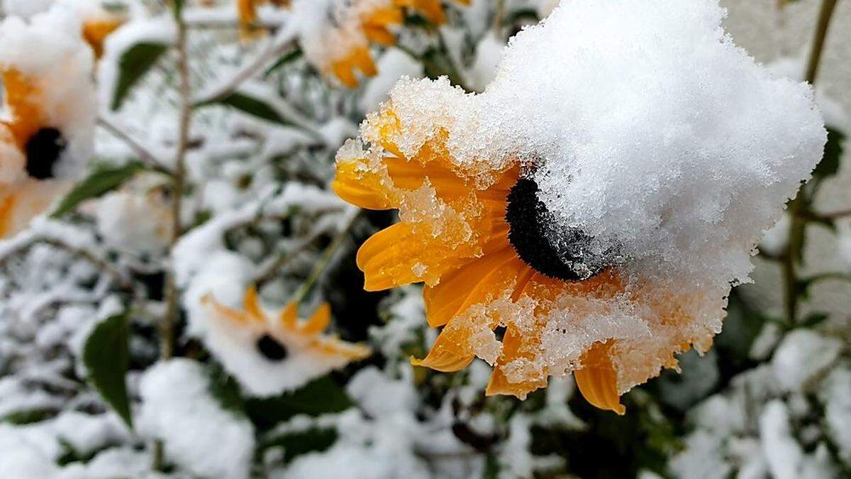 Der Winter lässt mancherorts schon grüßen