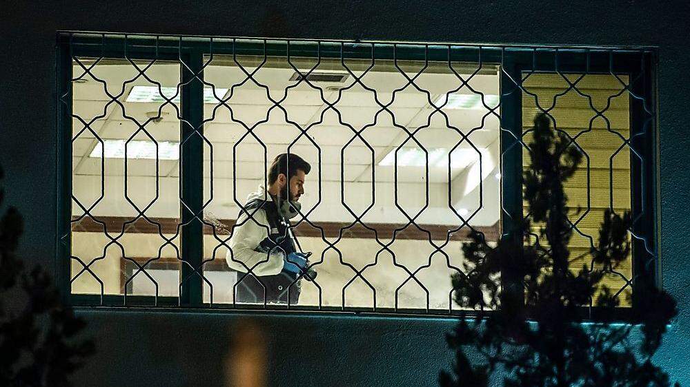 Türkische Spurensicherer in der saudischen Botschaft, wo Khashoggi verschwand