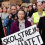 Klimaaktivistin Greta Thunberg bei einer Demo