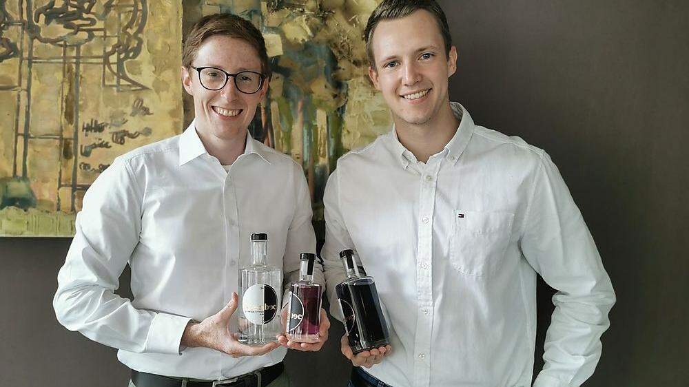 Lukas Ladenstein und Florian Gobec sind &quot;megastolz&quot; auf ihren eigenen Gin