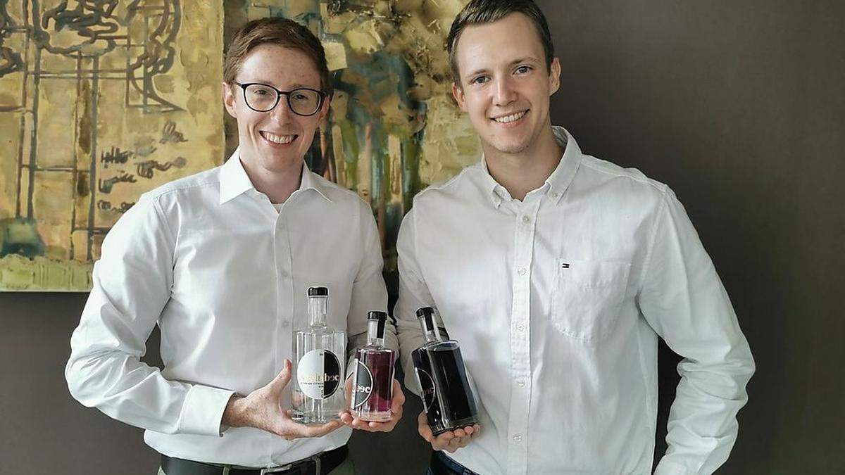 Lukas Ladenstein und Florian Gobec sind &quot;megastolz&quot; auf ihren eigenen Gin