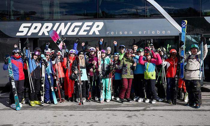 Eisenerzer BORG-Schüler ließen sich den Skitag nicht entgehen