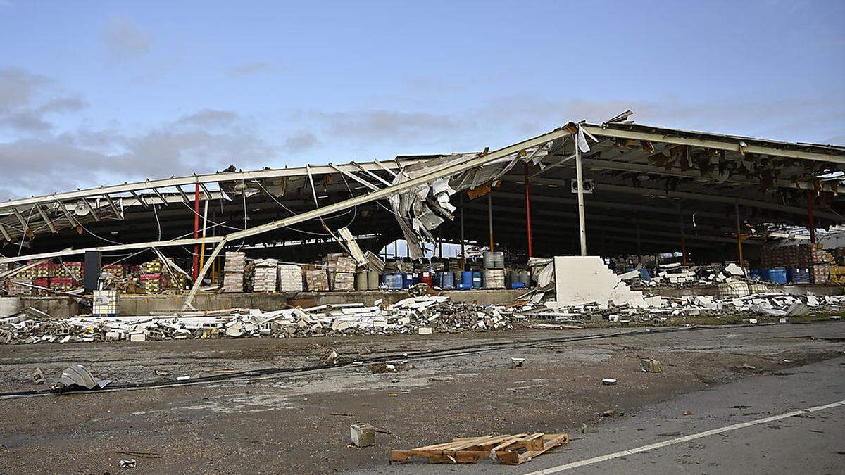 In Kentucky war von den Tornados vor allem der Ort Mayfield betroffen