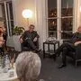 Stargast im Wiener Salon: Chefredakteur Hubert Patterer im Gespräch mit Klaus Maria Brandauer