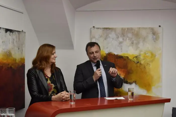 Danach diskutierten der Regionalstellenleiter der Wirtschaftskammer Südoststeiermark Thomas Heuberger ...
