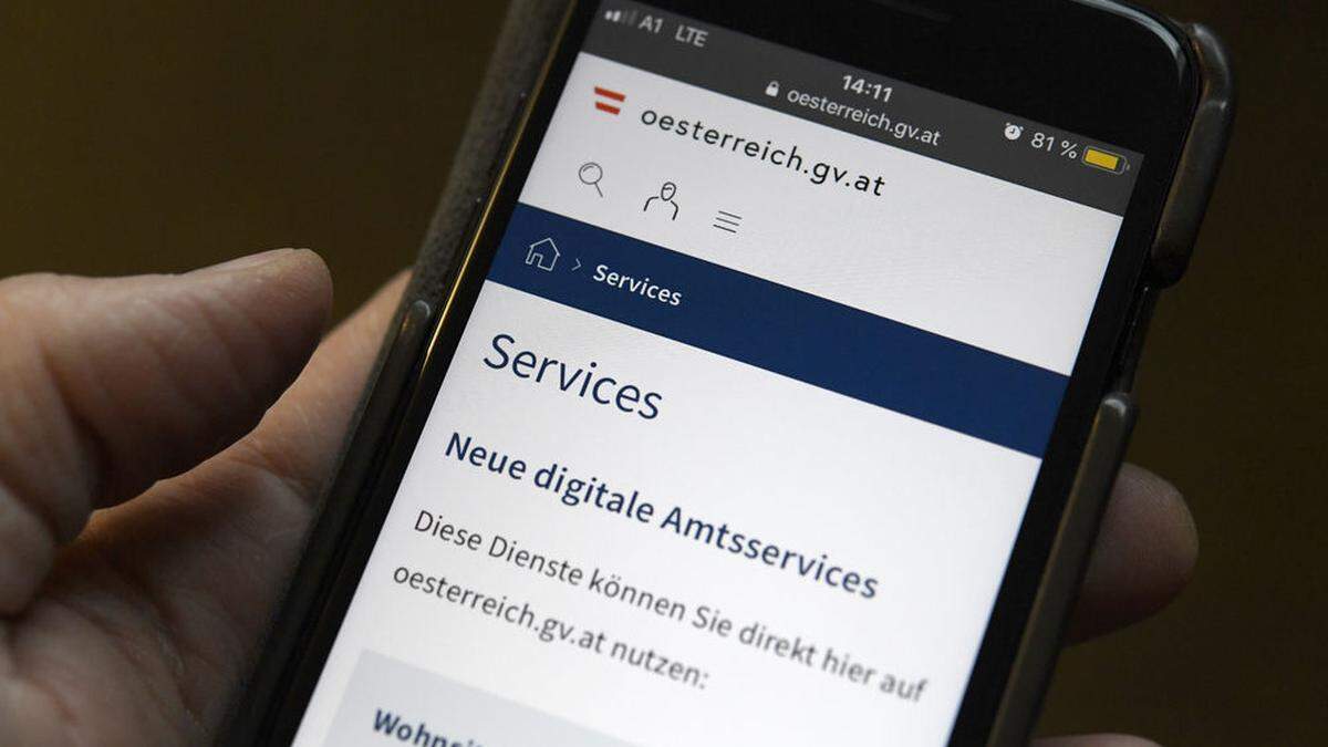 Immer mehr Amtswege kann man in Österreich auch über das Smartphone erledigen