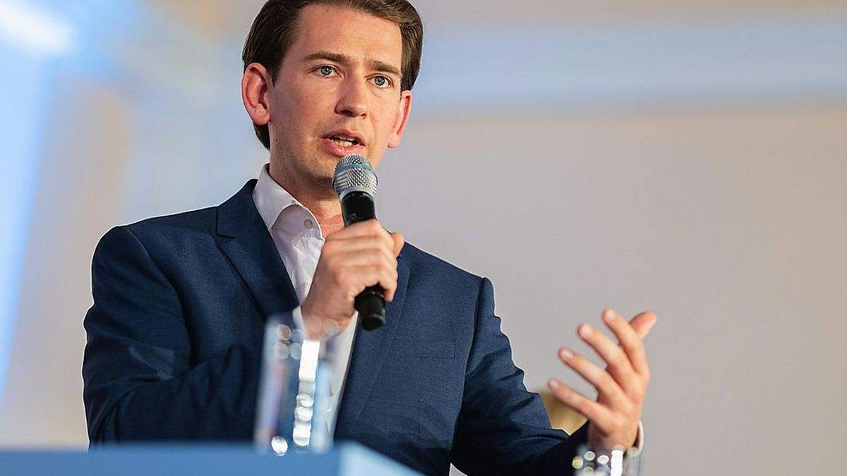 Sebastian Kurz bleibt seiner Verteidigungslinie treu