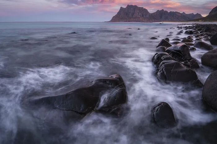 Eine Aufnahme auf den Lofoten in Norwegen