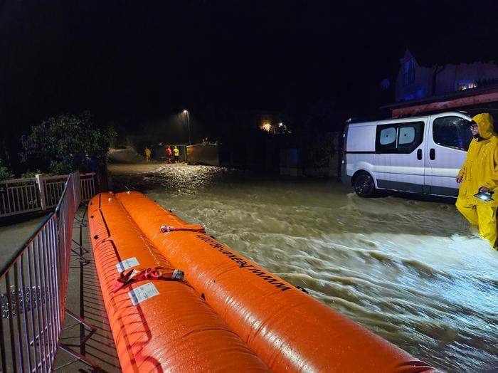 Hochwasser in Wilhelmsburg