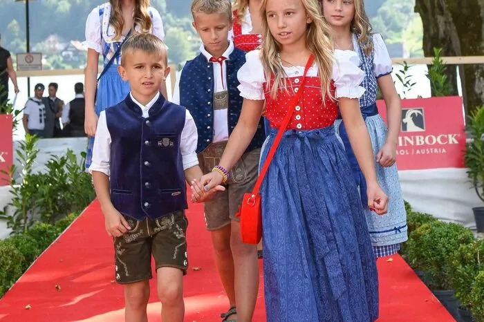 Neben der Kulinarik war besonders auch die Trachtenmodenschau von "Steinbock" ein besonderer Höhepunkt des Fests.