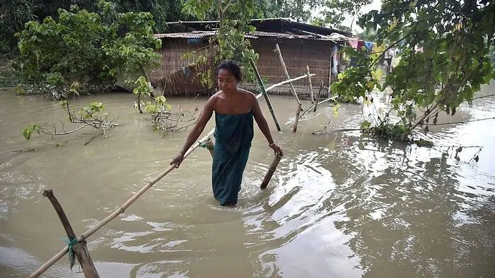 Wassermassen machen Südasien zu schaffen