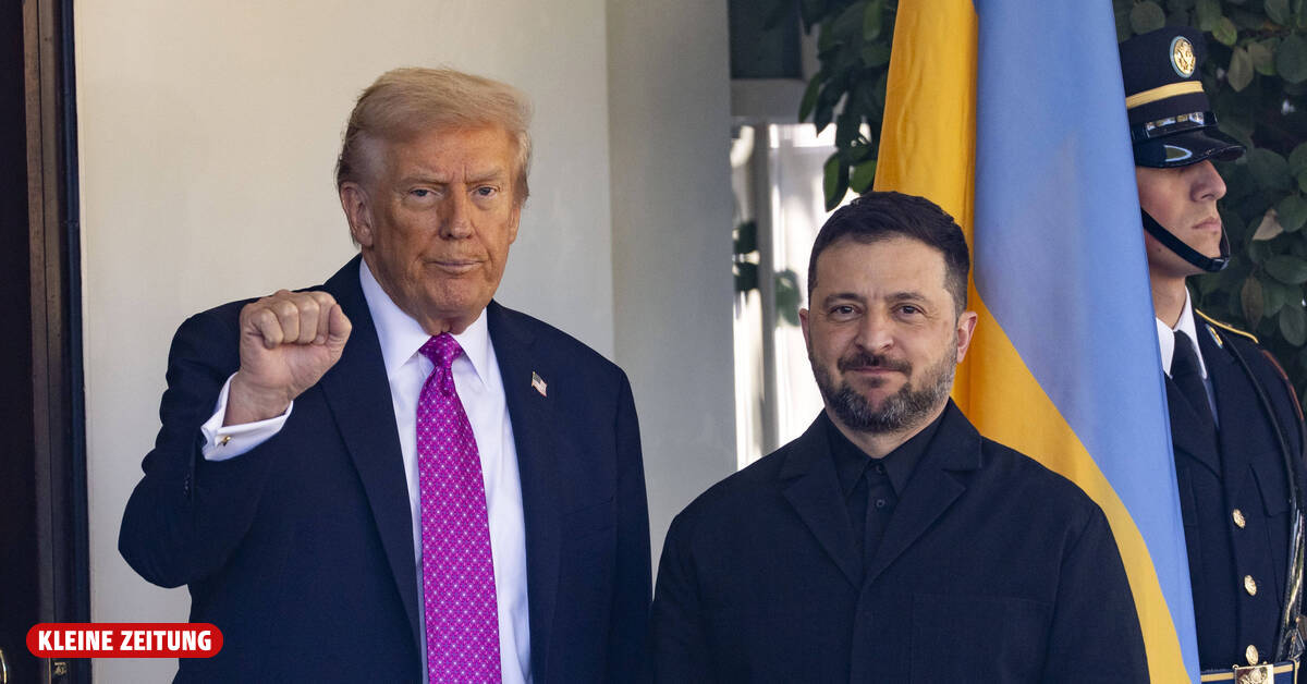Gespräch mit Trump: Selenskyj kommt im Weißen Haus an
