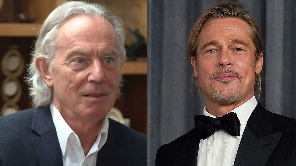 Tony Blair ist Langhaar-Novize, Brad Pitt Langhaar-Profi