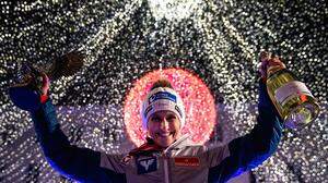 Eva Pinkelnig triumphierte vor einem Jahr in Villach und feierte am Rathausplatz
