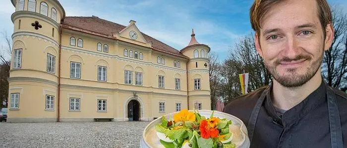 Christoph Mandl kocht im Schloss Mageregg auf