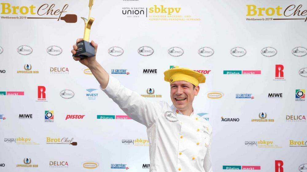 Michael Friess gewann den schweizweiten Bewerb &quot;Brot-Chef&quot;