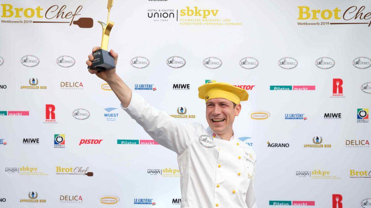 Michael Friess gewann den schweizweiten Bewerb &quot;Brot-Chef&quot;