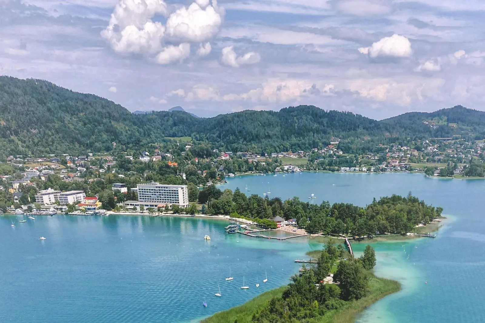 Pörtschach, Wörthersee, Motorboot, Unfall, Schlangeninsel, Insel, Sommer, Sonne, See, Kärnten, Sujet