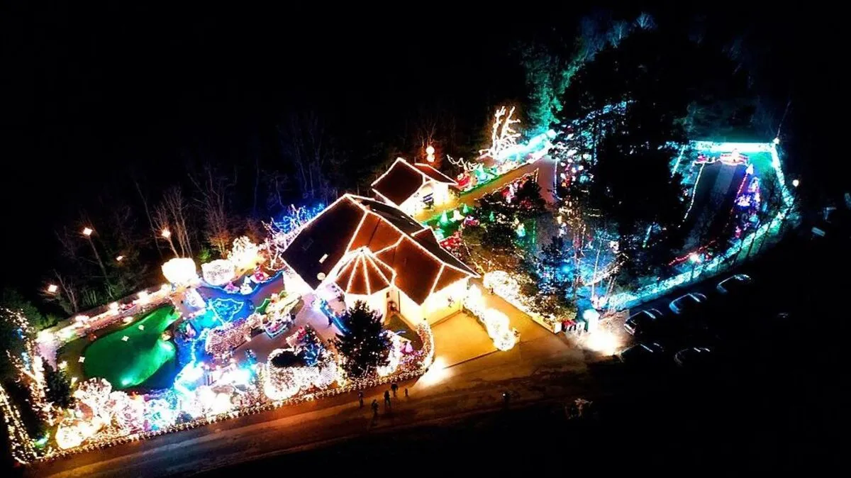 Das Weihnachtshaus der Familie Gollnhuber in Bad Tatzmannsdorf