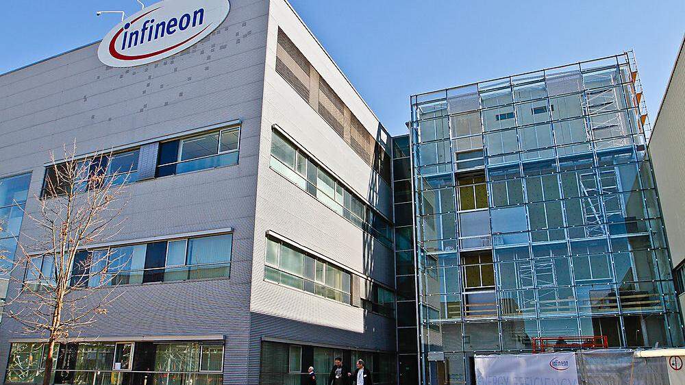 Der Infineon-Standort in Villach