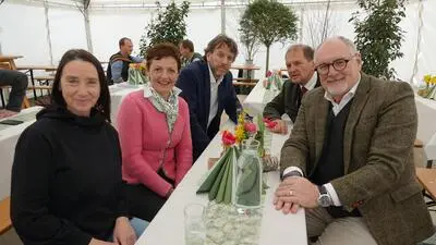Radio-Programmchefin Sigrid Hroch (mit Maria Pein, LK-Steiermark-Vizepräsidentin), ORF-Chefredakteur Wolfgang Schaller, Werner Brugner (LK-Direktor) und Landesdirektor Gerhard Koch