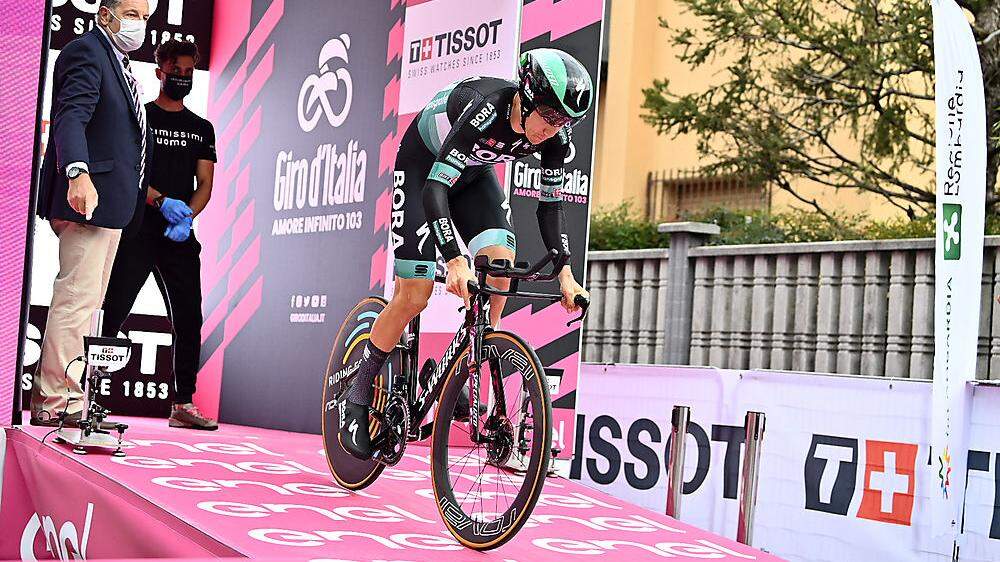 Patrick Konrad holte sich beim Giro d'Italia den achten Gesamtrang.