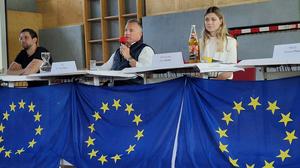 Auch bei der Wahldiskussion vor Schülern wusste EU-Parlamantarier Georg Mayer von der FPÖ zu polarisieren und zu gefallen