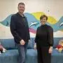 Thomas Preßlauer und Heidi Moser vom Kinderschutzzentrum „Delfi“
