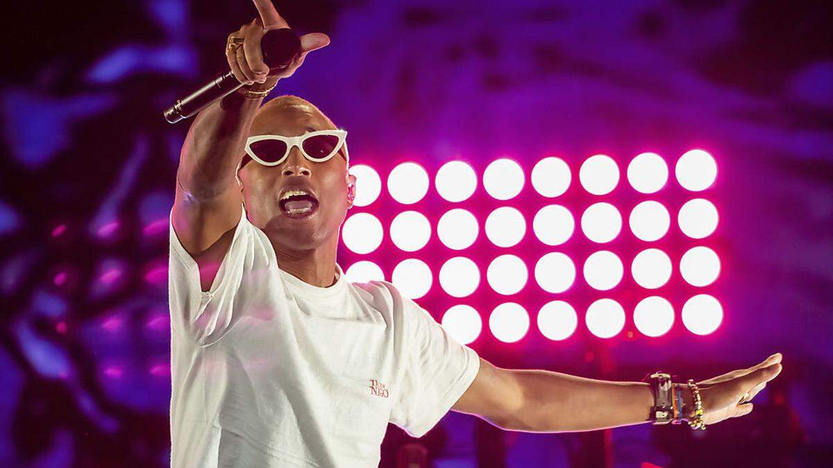 Pharrell Williams trat beim &quot;Global Citizen Festival&quot; im Central Park in New York auf