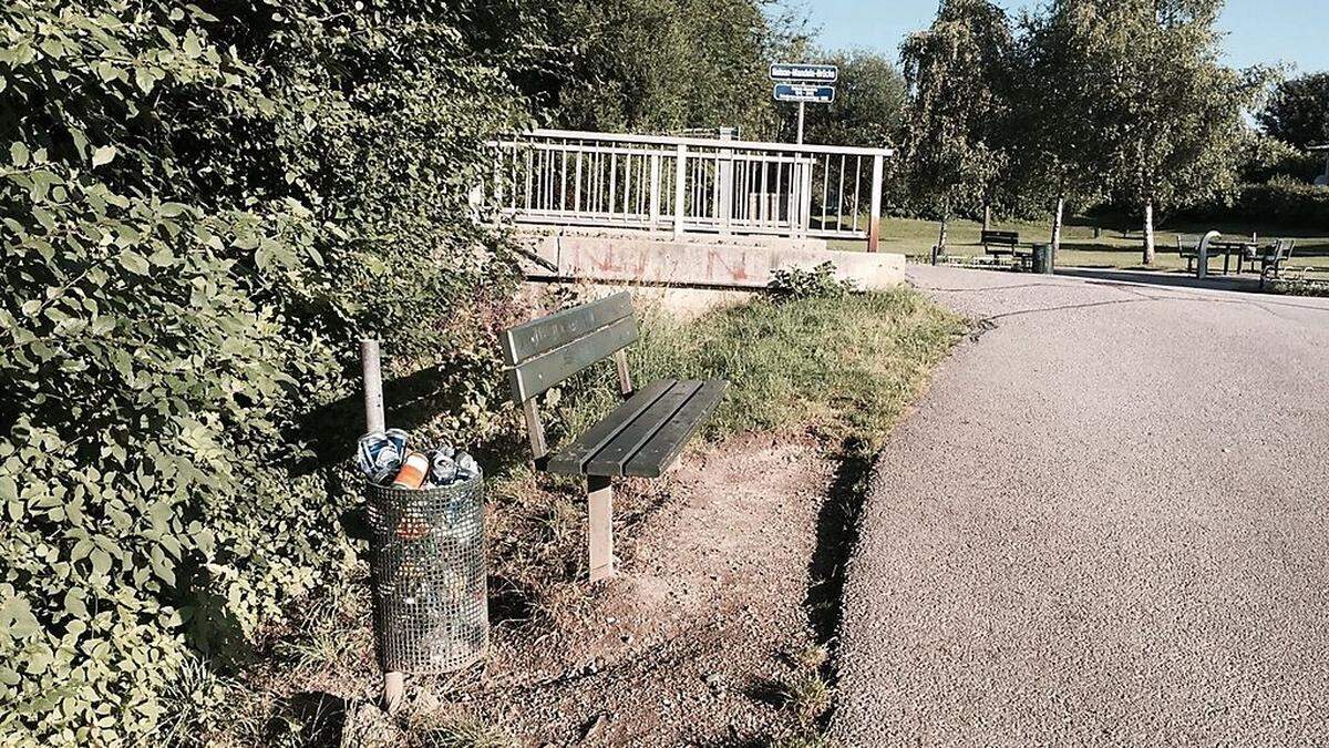 Am Glanradweg wird viel getrunken