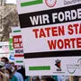 Demo von Pflegepersonal