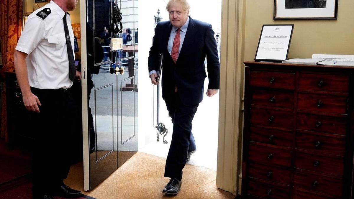 Zeigt sich wieder in voller Kraft: Boris Johnson 