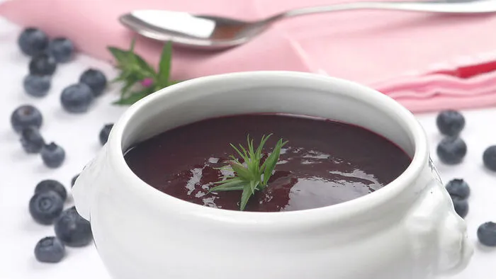 Köstlich: Schwarzbeersuppe