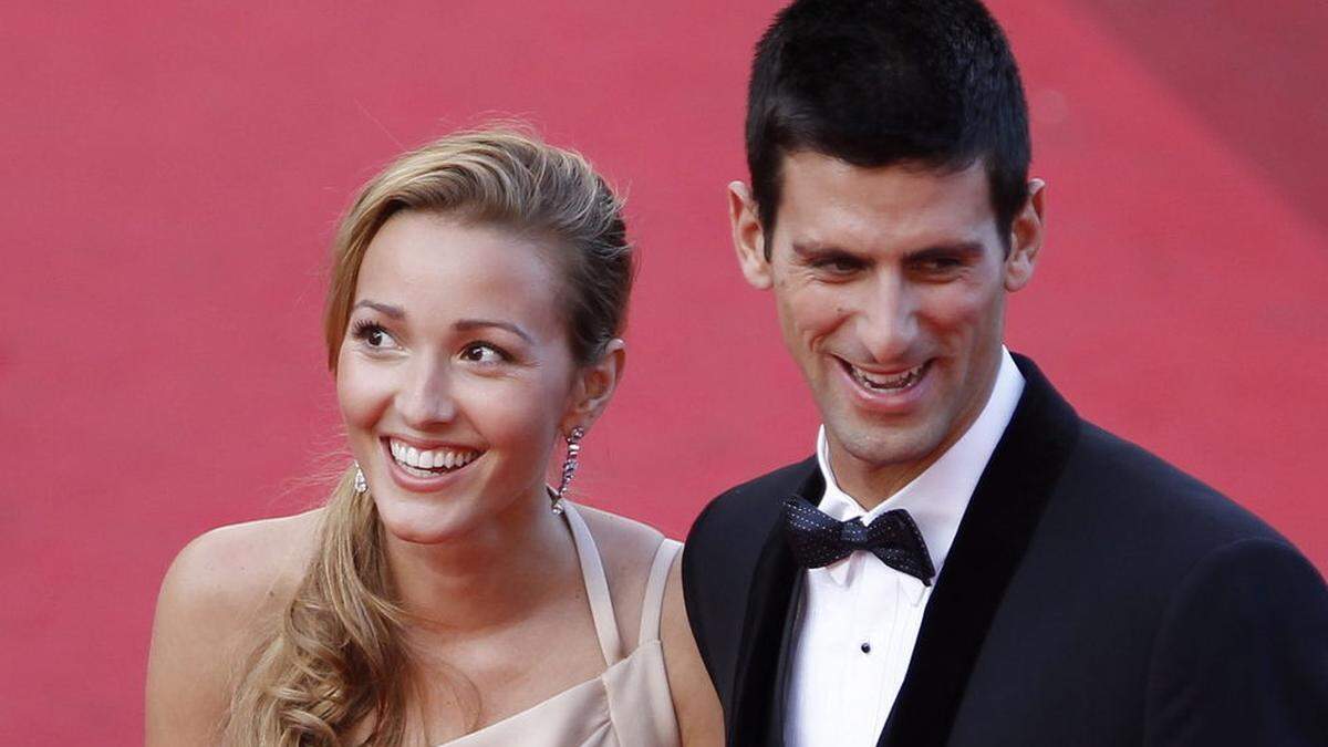 Novak und Jelena Djokovic 